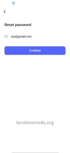 Steps to Reset Terabox Account Password